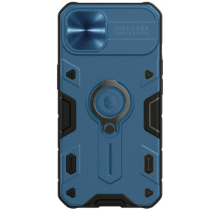 Nillkin Cams-cache-camshalde Armure Cas de protection avec porte-bague invisible pour iPhone 13 (bleu) SN101B859-20