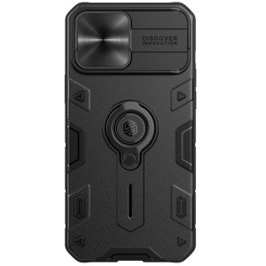 NiLLKIN Cams de carocavusion à camshands Armure Cas de protection avec porte-bague invisible pour iPhone 13 Pro (Noir) SN102A1867-20