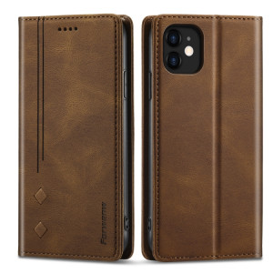 FORWENW F2 Série Horizontale magnétique Horizontal Horizon avec support et portefeuilles et portefeuille pour iPhone 13 (Brown) SF710A1249-20