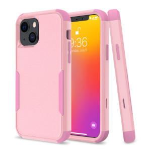 TPU + PC TPU + PC TPUTER pour iPhone 13 (rose) SH002E1388-20