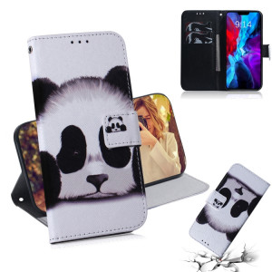 Dessin coloré Horizontal Flip Cuir Case, avec porte-cartes et portefeuille et portefeuille pour iPhone 13 (Panda) SH702H331-20