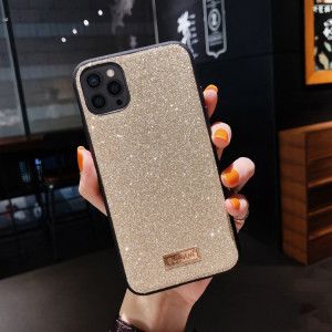 Étui en cuir TPU + TPU + TPU + Sulada pour iPhone 13 Pro (Gold) SS603D1223-20