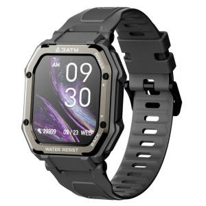 Zeblaze Captain C16 1,69 pouce TFT Screen Bluetooth 5.0 3ATM Imperméable Smart Watch, Support Moniteur de sommeil / Moniteur de fréquence cardiaque / Contrôle de la musique / Mode sportif (Noir) SZ201A1493-20