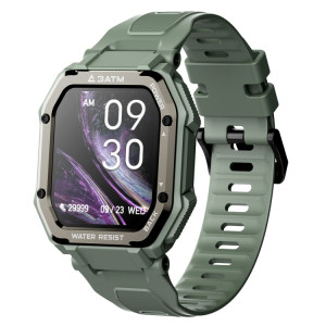 Zeblaze Captain C16 1,69 pouce TFT Screen Bluetooth 5.0 3ATM Wather Watch Smart Watch, Support Moniteur de sommeil / Moniteur de fréquence cardiaque / Contrôle de la musique / Mode sportif (Vert) SZ201B1448-20