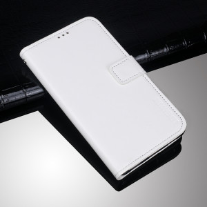 Edewei Crazy Horse Texture Horizontal Flip Cuir Case avec porte-cartes et portefeuille pour iPhone 13 Pro (Blanc) SI803H1534-20
