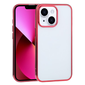 Étui de protection TPU à électroplastie ultra-mince pour iPhone 13 (rouge) SH701B356-20