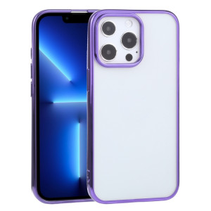 Étui de protection TPU à électroplastie ultra-mince pour iPhone 13 Pro (violet) SH703A1185-20