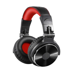 Oneodio Pro-10 Réduction de bruit de la tête Casque câblé avec microphone, couleur: noir rouge SO5601908-20