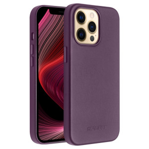 QIALINO NAPPA COWHIDE MAGSAFE Cas de protection magnétique pour iPhone 13 Pro Max (cristal violet) SQ504E612-20