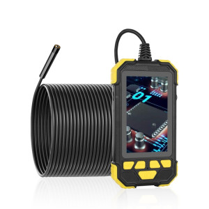 Y19 5,5 mm Endoscope de fil à main à la main à la main avec écran LCD couleur IPS de 4,3 pouces, longueur de câble: 5m (jaune) SH903A657-20