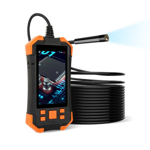 Y20 4,3 pouces IPS Color Color Screen 7.9mm Dual Caméras Dual Câble dur Étanche Endoscope numérique, Longueur: 2m (Orange noire) SH701A907-20