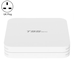 T95Mini 4K HD Network TV Boîte supérieure, Android 10.0, Allwinner H313 Quad Core 64 bits Cortex-A53, 1 Go + 8 Go, Support 2.4g WiFi, HDMI, AV, LAN, USB 2.0, UK Plug SH28031662-20