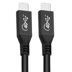 100W USB-C / TYPE-C 4.0 Homme à USB-C / TYPE-C 4.0 Câble de données de la fonction Full-Fonction pour Thunderbolt 3, Longueur du câble: 0.5m SH69011244-20