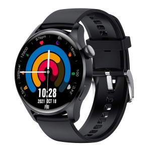 M103 1.35 pouce IPS Color Screen Smart Watch Smart Watch, Support Surveillance du sommeil / Surveillance de la fréquence cardiaque / Call Bluetooth / Playback, Style: Strap Silicone (Noir) SH701A635-20