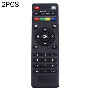 2 PCS X96 SET-TOP BOX Télécommande pour T95M / T95N / X96 MINI / M8S / T95X (Noir) SH901A1352-20