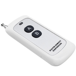 1000-2e Pompe à eau à deux boutons Moteur Smart Socket Control Lampe Apprentissage Télécommande sans fil, Fréquence: 315m 4.7 (Blanc) SH003A204-20