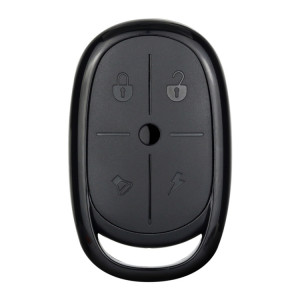 AK-K2000812 STYLE DE COPIE DE COPIE À 4 BOUTONS BARRIÈRE ÉLECTRÉE DE GARAGE DE GARAGE DE PORTE DE PIÈGE DE VOITURE DE VOITURE DE VOITURE, FRÉQUENCE: 315MHZ (Noir) SH301A429-20