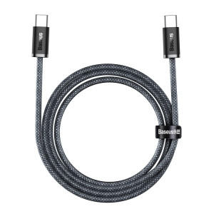 BASEUS CALD000316 Série dynamique 100W USB-C / TYPE-C à USB-C / Type-C Câble de données de charge rapide, Longueur du câble: 2M (bleu foncé bleu) SB502C1447-20