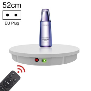 Télécommande 52cm Télécommande Triffilt Turntable Stand Stand de prise de vue Vidéo Props Planchers, Puissance de chargement, Plug d'alimentation: Fiche EU (Blanc) SH902B557-20