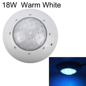 Applique murale de piscine en plastique ABS 18W sous-marine (blanc chaud) SH404A938-20