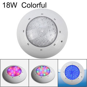 Applique murale de piscine en plastique ABS 18W Lumière sous-marine (colorée) SH604A1870-20