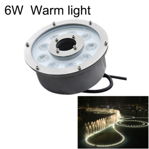 Lumière sous-marine de fontaine sous-marine d'alliage d'aluminium de l'anneau de paysage 6W LED (lumière chaude) SH801B342-20