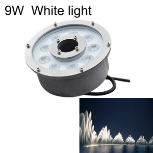 Lumière sous-marine de fontaine sous-marine d'alliage d'aluminium de l'anneau de paysage 9W LED (lumière blanche) SH802A184-20