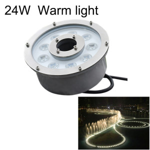 Lumière sous-marine de fontaine sous-marine d'alliage d'aluminium de l'anneau de paysage 24W LED (lumière chaude) SH805B693-20