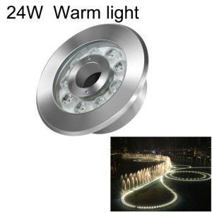 Lumière sous-marine de fontaine sous-marine d'acier inoxydable d'anneau de paysage 24W LED (lumière chaude) SH005B1766-20