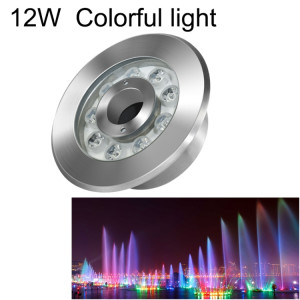 12W Paysage Coloré Couleur Change Bague LED Acier inoxydable Fontaine sous-marine Lumière (colorée) SH303A397-20