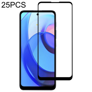 25 PCS Plein Glue Cover Screen Protector Film de verre trempé pour Motorola Moto E30 SH4504615-20