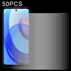 50 pcs film de verre trempé de 0,26 mm 9H 2.5D pour Motorola Moto E30 SH95021422-20
