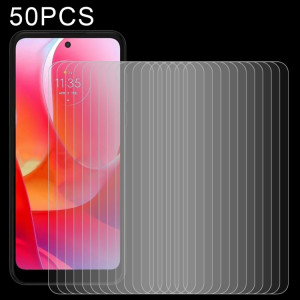 Film de verre trempé de 50 pcs 0.26mm 9H 2.5D pour Motorola Moto G Power 2022 SH9504104-20