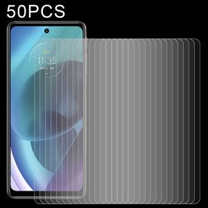 50 pcs 0.26mm 9h 2.5d film de verre trempé pour Motorola Moto G51 5G SH30041521-20