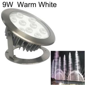 9W Square Park Landscape LED Lumière sous-marine pour piscine (lumière blanche chaude) SH002A1002-20