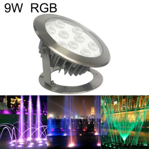 9W Square Park Landscape LED Lumière de piscine sous-marine (RVB) SH002C324-20