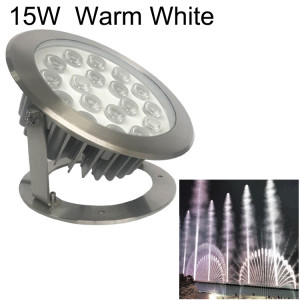 15W Square Park Landscape LED Lumière de piscine sous-marine (lumière blanche chaude) SH004A961-20