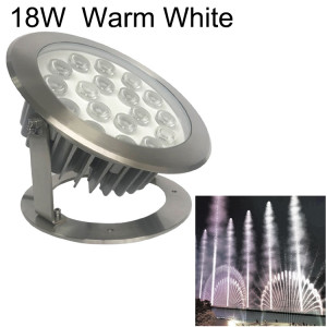 18W Square Park Landscape LED Lumière de piscine sous-marine (lumière blanche chaude) SH005A1921-20