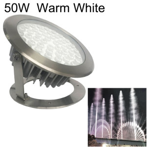 50W Square Park Landscape LED Lumière sous-marine pour piscine (lumière blanche chaude) SH009A1909-20
