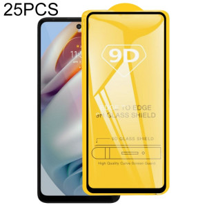 25 pcs 9D Plein Colle Screen Verre Trempé Film pour Motorola Moto G51 5G / G60 / G200 / G60S SH4506303-20