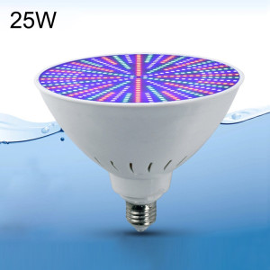 Ampoule de piscine à LED en plastique ABS, lumière sous-marine, couleur de la lumière: lumière colorée (25W) SH703A1711-20