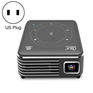 P11 854X480 DLP Smart Projecteur avec télécommande infrarouge, Android 9.0, 4GB + 32GB, Fiche US SH5302686-20