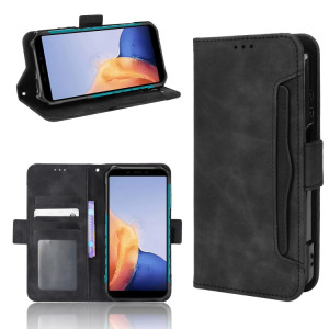Pour Ulefone Armor x9 Senteuse Cas de téléphone en cuir de veau (noir) SH009B1820-20