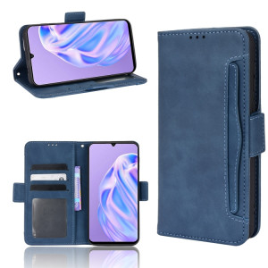 Pour Ulefone NOTE 6 / NOTE 6P Peau Senteuse Cas de téléphone en cuir de mollet (bleu) SH010D1352-20