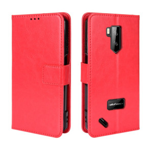 Pour Ulefone Armor x9 Étui de téléphone en cuir de texture Crazy Horse Crazy (rouge) SH209B1753-20