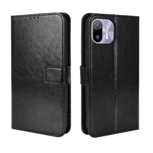 Pour Ulefone Note 6 / Note 6P Rétro Crazy Horse texture texture texture texture texture texture (noir) SH210A685-20