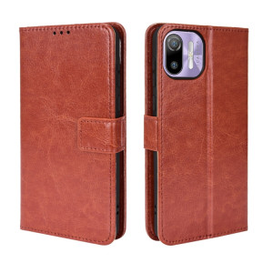 Pour Ulefone NOTE 6 / NOTE 6P Rétro Crazy Horse Texture Texture Texture Texture Coffre (Brown) SH210D1048-20