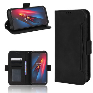 Pour Ulefone Armor 8 Senteuse Senteuse Cas de téléphone Coffre Cuir (Noir) SH220B1071-20