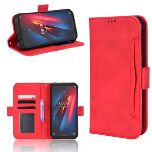 Pour Ulefone Armor 8 peau Senteuse Cas de téléphone en cuir de veau (rouge) SH220C1384-20