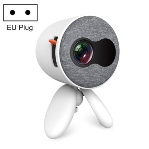 YG220 Même écran Version Enfants Projecteur Enfants Mini LED Portable Home Home Projecteur, Type de fiche: Fiche EU (Blanc) SH901B98-20